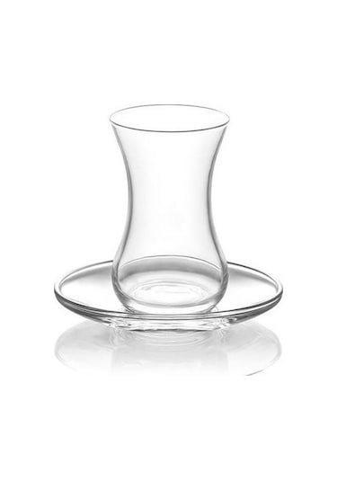 Lav Demet 12 Parça 6 Kişilik Çay Seti Şeffaf