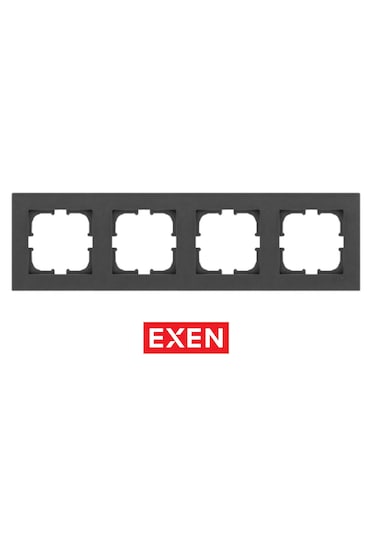 Exen Karell Füme Dörtlü Çerçeve Çerçeve