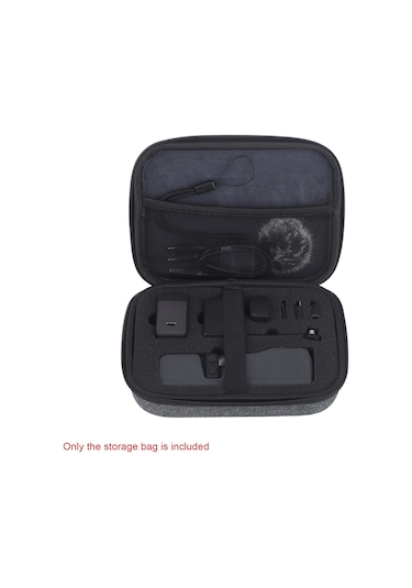 Vkemall Andoer Gri Kamera Çantası - Djı Osmo Pocket 2 İçin Spor Kamerası Taşıma Çantası 20x15x5.5cm