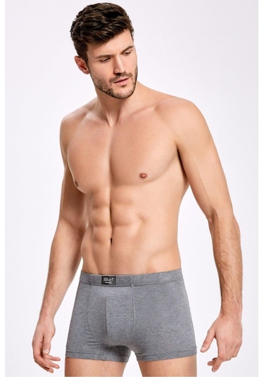 İlke Ilke Erkek Bambu Likralı Boxer 1606 - 6 Adet