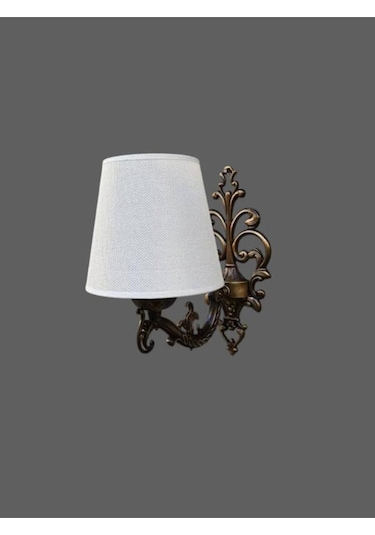 Tekli Elbe Aplik Eskitme Krem Rengi Şapkalı Kahverengi