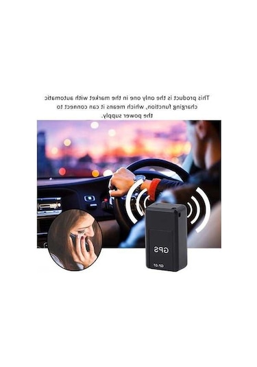 Pazly Küçük Siyah Gps - Ses Kontrolü, Uzaktan Dinleme, Sos & Mobil Alarm, Gerçek Zamanlı Konum Takibi, 35x20x14mm