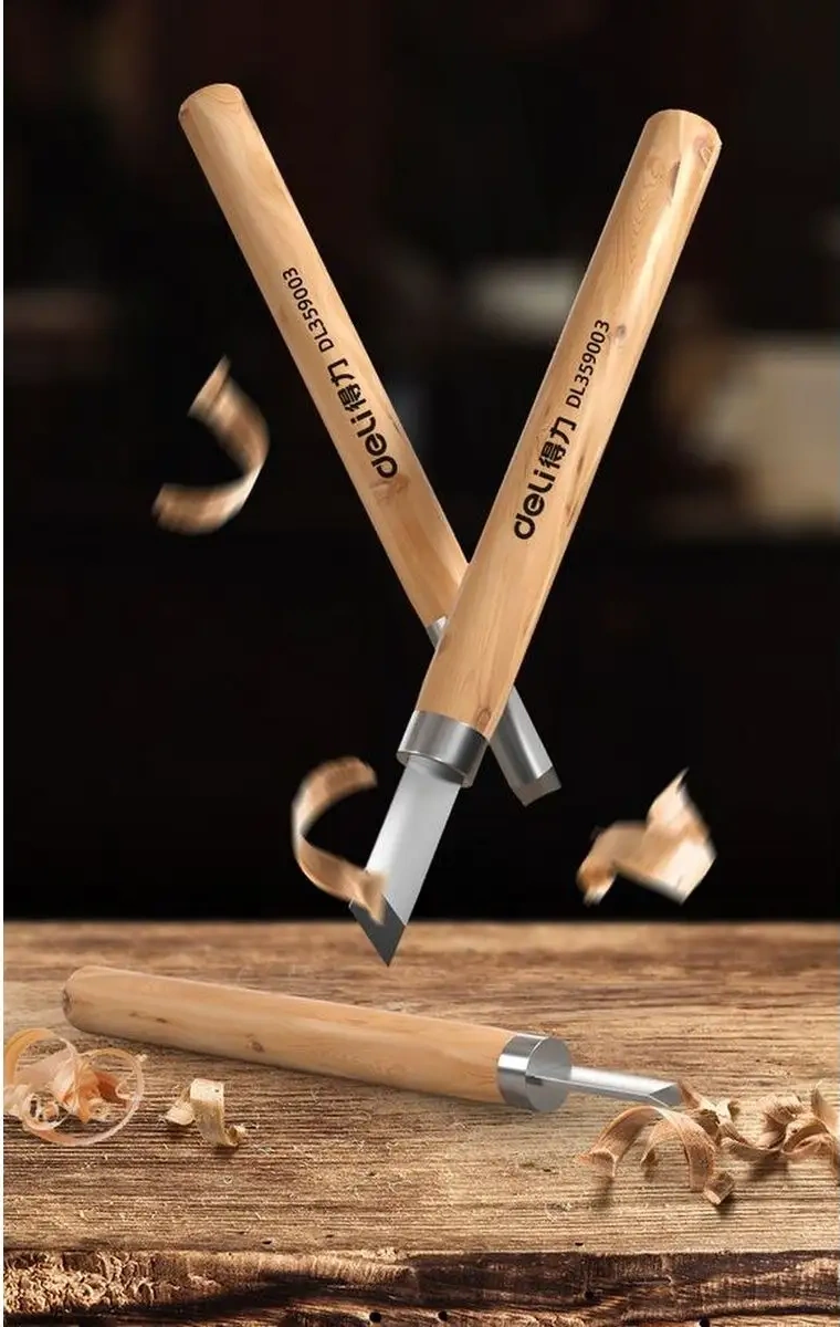 Delitools Ahşap Oyma Ve Oyma İçin 3 Adet Ağaç Torna Aleti 138051695