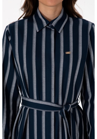 U.s. Polo Assn. Kadın Lacivert Elbise Dokuma 50316604-vr033 Lacivert