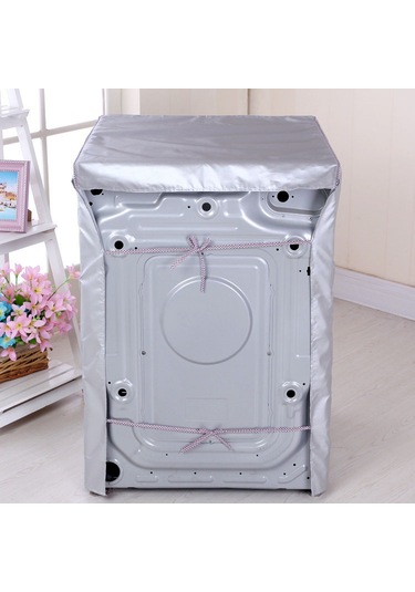 Yifomall 6-10 Kg Tam Otomatik Trommel Çamaşır Makinesi İçin Su Geçirmez Güneş Koruyucu Dayanıklı Oxford Kumaş B Tipi Koruyucu Örtü Diğer