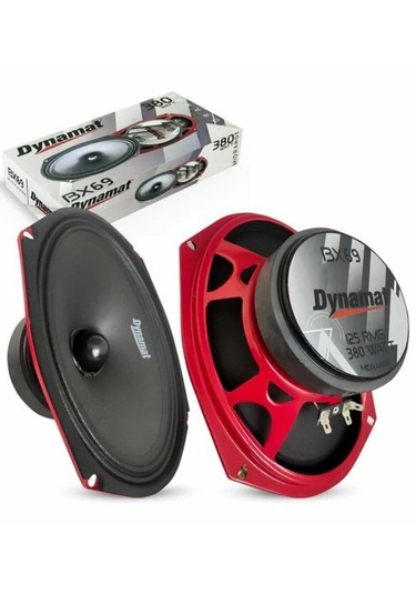 Dynamat Rx-69-380wmax-125w Rms-profesyonel Üst Seri Oval Midrange