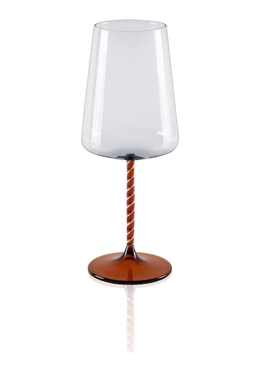 The Mia Edera Şarap Kadehi Amber 500 Ml Şeffaf