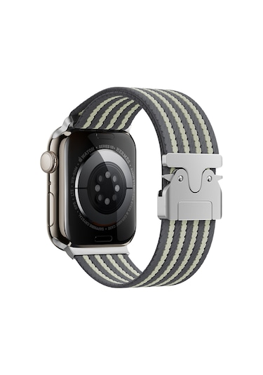 Watch 45mm Arth Krd-133 Naylon Kumaş Hasır Örgülü Kordon - Yeşil