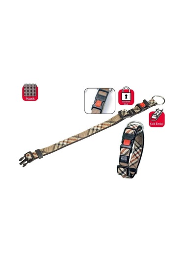 Karlie Siyah Kilitli Boyun Tasması S 30-45 CM Siyah