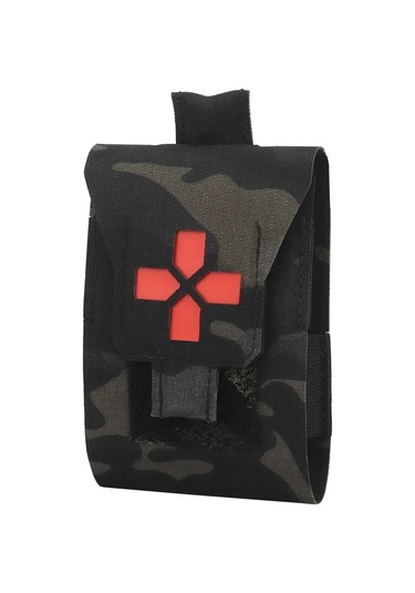 Taktik Mini Ifak Kılıfı Edc Travma İlk Yardım Kiti Açık Survival Cep Tıbbi Dişli Saklama Çantası Kamp Yürüyüş Ekipmanları Kırmızı