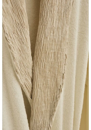 Kaşmir Home Elin 6 Parça Aile Banyo Seti Offwhite-bej Bej