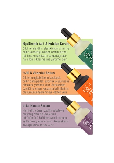 Jiyu 3'Lü Yüz Serum Seti 3x30 ml.