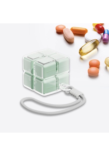 Suntek Seyahat Için Çok Yönlü İlaç Kutusu, Çanta Ve Sırt Yeşil