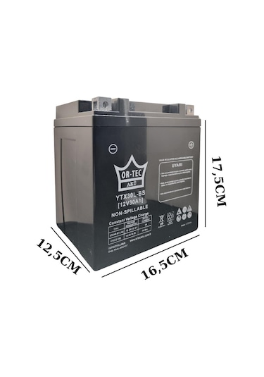 Ortec 12v 30ah Ytx30 Motosiklet - Atv Aküsü
