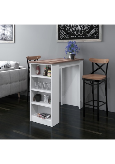 Bicabin Bicabin Tekila Raflı Bar Masası, Yemek, Mutfak Masası (529778366)