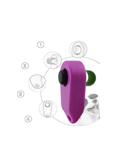 Homyl Köpek Eğitim Sireni Tıkırma Taşınabilir Evcil Tıkır