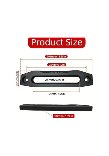 Elmpaly Siyah 8000-13500 Lb Suv Atv Utv Vinç Dayanıklı Alüminyum Sentik Halat