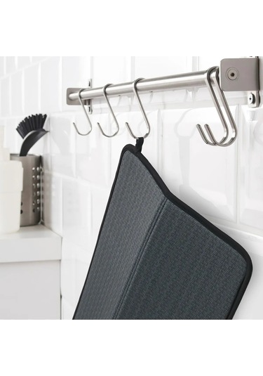 Bulaşık Kurutma Matı Bulaşık Matı - Siyah