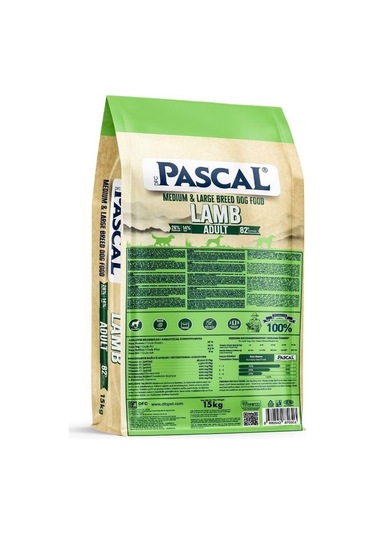 Pascal Kuzu Etli Orta Ve Büyük Irk Yetişkin Köpek Maması 15 Kg