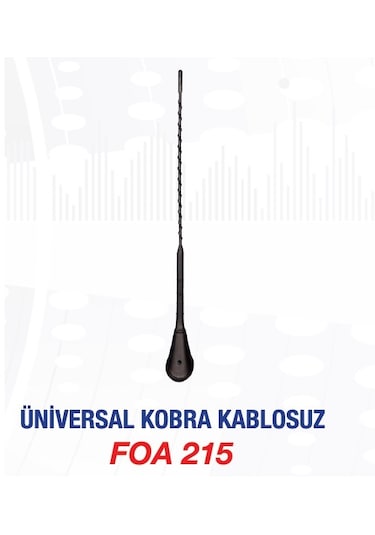 Flash Anten Komple Foa215 Unıversal Kobra KNO-FLASH-FOA215