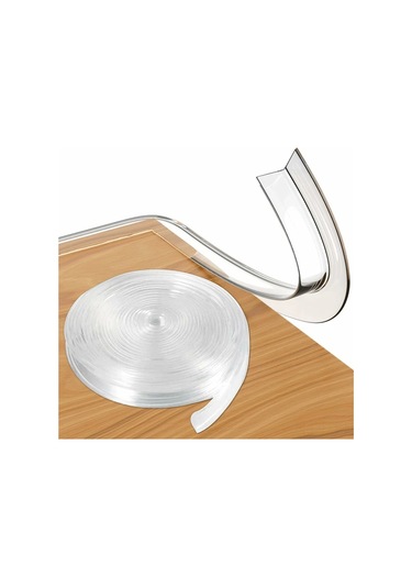 Hangfox 6m Şeffaf Bebek Güvenliği Yumuşak Masa Kenarı Ve Köşe Koruyucu, Taze Yemek Dereceli Pvc, Kolay Kurulum, Mobilya Kırıklarını Önleyen Tampon Bandı Çok Renkli