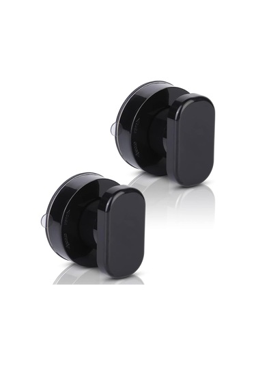 Siyah 2'li Paket Vantuzlu Kapı Kolu, Güçlü Vantuzlu Vantuzlu Pencere Kolu, Vantuzlu Kapı Kolu