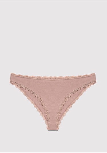 Mavi - 3lü Brazilian Külot 1914123-17865 Pembe