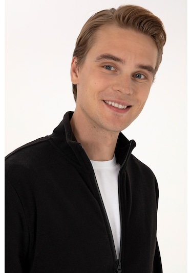 U.s. Polo Assn. Erkek Siyah Hırka Örme 50313779-vr046 Siyah