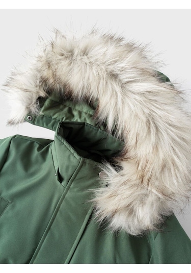 Name It Nkfmilla Unisex Çocuk Mont Yeşil