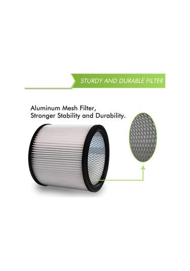 Leasetake Shop Vac 90304 90350 5 Galon Ve Büyük Islak Ve Kuru Elektrikli Süpürge Aksesuarları İçin Yedek Hepa Filtresi