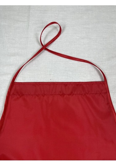 Levına Manikür Ustası İçin Mutfak Önlüğü 391416748 Kırmızı