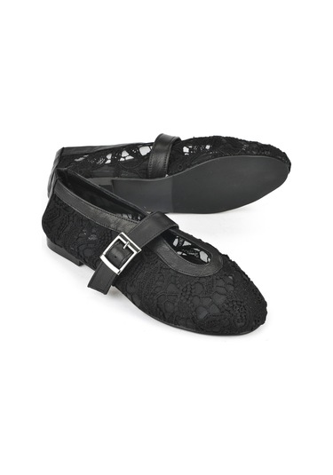 Ziya, Kadın Hakiki Deri Babet 1531054z2971 Siyah 1531054z2971 000 Siyah