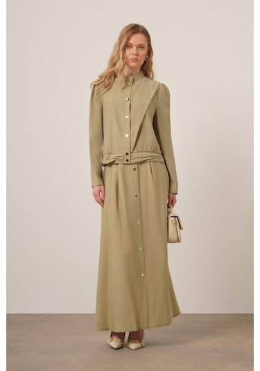 Ftz Women Kadın Modal Etekli Takım Çağla 31174 Çağla