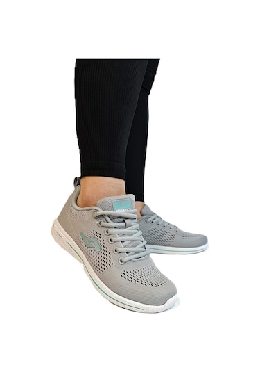 Jump 24937-24938 Gri Fuspetli Çok Hafif Rahat Spor Ayakkabı Gri
