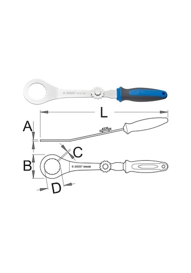 Unior Hollowtech Sökme-takma Aparatı 1609/2bı Gri - Mavi