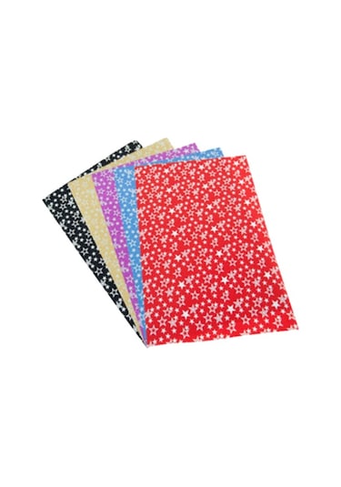 Kikarts Simli Yıldızlı Elişi Kağıdı A4 10Lu