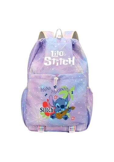 Goldenqian Karikatür Dikişli Büyük Kapasiteli Ipli Omuz Çantası 7ttxpq Renkli