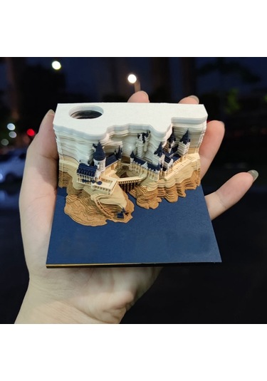 Kale 3d Defter 2024 Takvim Not Defteri Not Dekorasyonu