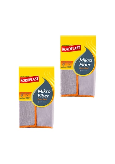 Koroplast Mikrofiber Cam Bezi 2 x 2'li