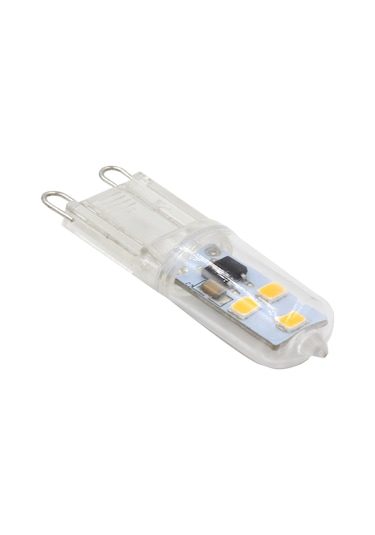 Konesam G9 Led Ampul 1w 2835 Smd 6led 360 Aydınlatma 220v Halojen Yerine Sıcak Beyaz Enerji Tasarruflu Işık Kaynağı Sıcak Beyaz