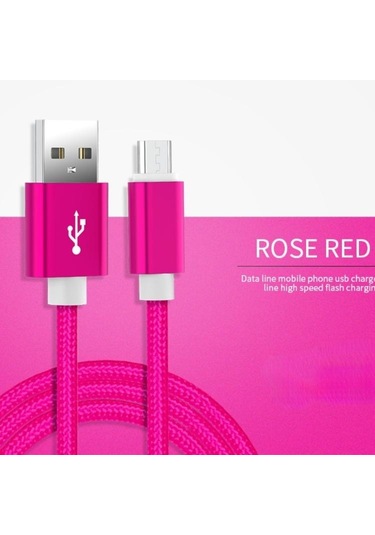 Jms Hızlı Şarj Mikro USB/ Tip-C Kablosu Mikro USB 0.25 M For İos Uyumlu Şarj Kablosu Altın