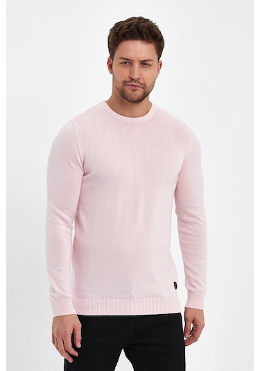 Alexandergardı Bisiklet Yaka Triko Kazak, Pembe E20-18907 001