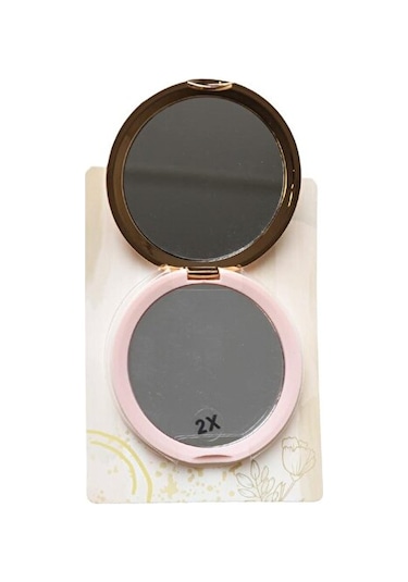 9 Cm Taşınabilir Çanta Aynası Pembe - 50 Pembe