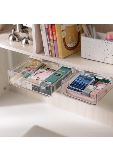 2 Adet Çekmece, Çalışma Masası Altında, Kendinden Yapışkanlı