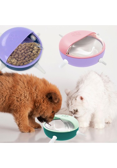 Homyl Köpek Yavrusu Süt Kabı Silikon Nipelli Kedi Yeşil