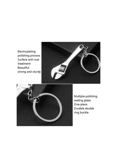 Tongxida 10 Parça Metal Anahtarlık H-402 El Testere Seti
