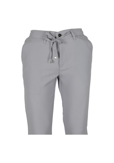 Erkek Jogger Pantolon Bel Bağcıklı Regular Rar01346 Gri