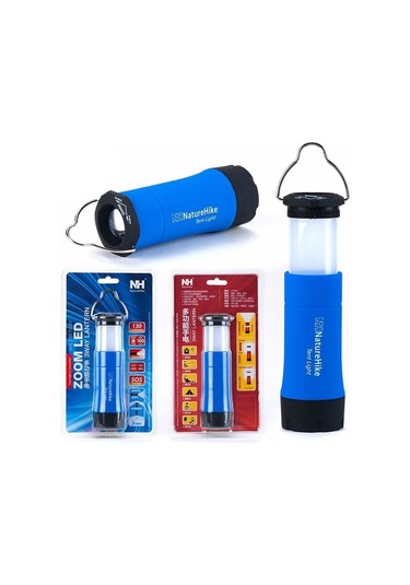 Naturehike 3ın1 Multifonksiyonel Led Kamp Lambası Mavi Çok Renkli