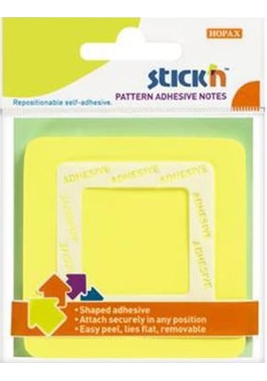 Stıckn 70x70 MM Kare Şekilli Sarı 50 Yaprak Not Kağıdı 4-2154100-