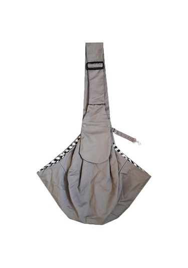 Dm Cbtx Evcil Hayvan Taşıma Çantası Omuz Askılı Ayarlanabilir Pet Gezisi Çapraz Sırt Çantası Gri